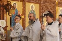 30-Богослужение Великой Субботы в главном храме Восточного Казахстана