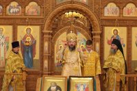 6-В день памяти преподобного Серафима Саровского епископ Амфилохий совершил Божественную Литургию в Андреевском кафедральном соборе