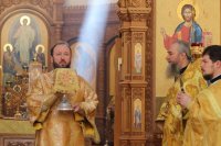 28-В день памяти преподобного Серафима Саровского епископ Амфилохий совершил Божественную Литургию в Андреевском кафедральном соборе