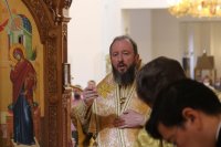 34-В день памяти преподобного Серафима Саровского епископ Амфилохий совершил Божественную Литургию в Андреевском кафедральном соборе