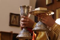 35-В день памяти преподобного Серафима Саровского епископ Амфилохий совершил Божественную Литургию в Андреевском кафедральном соборе