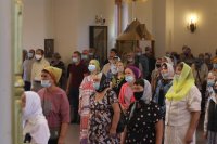 38-В день памяти преподобного Серафима Саровского епископ Амфилохий совершил Божественную Литургию в Андреевском кафедральном соборе