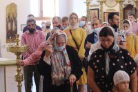 43-В день памяти преподобного Серафима Саровского епископ Амфилохий совершил Божественную Литургию в Андреевском кафедральном соборе