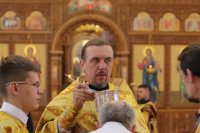 46-В день памяти преподобного Серафима Саровского епископ Амфилохий совершил Божественную Литургию в Андреевском кафедральном соборе