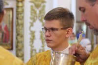 47-В день памяти преподобного Серафима Саровского епископ Амфилохий совершил Божественную Литургию в Андреевском кафедральном соборе