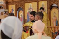 48-В день памяти преподобного Серафима Саровского епископ Амфилохий совершил Божественную Литургию в Андреевском кафедральном соборе