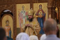 53-В день памяти преподобного Серафима Саровского епископ Амфилохий совершил Божественную Литургию в Андреевском кафедральном соборе