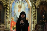 37-Епископ Амфилохийсовершил Божественную Литургию Преждеосвященных Даров в Воскресенском кафедральном соборе города Семипалатинска