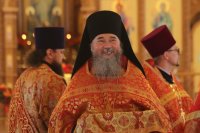 3-Пасхальная вечерня в Андреевском кафедральном соборе города Усть-Каменогорска