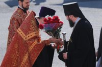 5-Пасхальная вечерня в Андреевском кафедральном соборе города Усть-Каменогорска