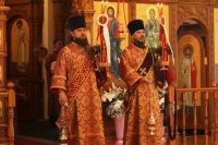 8-Пасхальная вечерня в Андреевском кафедральном соборе города Усть-Каменогорска