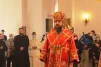 9-Пасхальная вечерня в Андреевском кафедральном соборе города Усть-Каменогорска