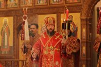 14-Пасхальная вечерня в Андреевском кафедральном соборе города Усть-Каменогорска