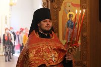 26-Пасхальная вечерня в Андреевском кафедральном соборе города Усть-Каменогорска