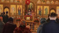 32-Пасхальная вечерня в Андреевском кафедральном соборе города Усть-Каменогорска