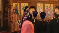 34-Пасхальная вечерня в Андреевском кафедральном соборе города Усть-Каменогорска