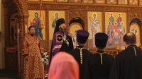 35-Пасхальная вечерня в Андреевском кафедральном соборе города Усть-Каменогорска