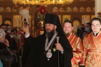 47-Пасхальная вечерня в Андреевском кафедральном соборе города Усть-Каменогорска