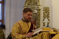 16-В Неделю святых отец епископ Амфилохий совершил Божественную Литургию в Андреевском кафедральном соборе