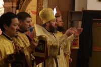 18-В Неделю святых отец епископ Амфилохий совершил Божественную Литургию в Андреевском кафедральном соборе