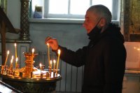 6-Божественная Литургия в Неделю Крестопоклонную в Воскресенском кафедральном соборе города Семипалатинска