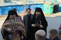 14-Божественная Литургия в Неделю Крестопоклонную в Воскресенском кафедральном соборе города Семипалатинска