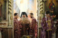 24-Божественная Литургия в Неделю Крестопоклонную в Воскресенском кафедральном соборе города Семипалатинска