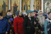 50-Божественная Литургия в Неделю Крестопоклонную в Воскресенском кафедральном соборе города Семипалатинска