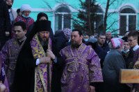 62-Божественная Литургия в Неделю Крестопоклонную в Воскресенском кафедральном соборе города Семипалатинска