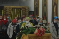 6-Литургия пасхальным чином в Богородице-Рождественском храме города Усть-Каменогорска