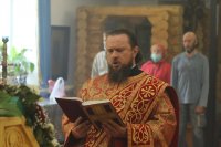 19-Литургия пасхальным чином в Богородице-Рождественском храме города Усть-Каменогорска
