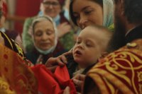 37-Литургия пасхальным чином в Богородице-Рождественском храме города Усть-Каменогорска