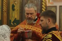 38-Литургия пасхальным чином в Богородице-Рождественском храме города Усть-Каменогорска