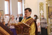 24-Божественная Литургия в Неделю всех святых, в земле Русской просиявших