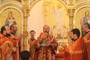 Архипастырский визит в Свято-Зиновьевский храм города Усть-Каменогорска