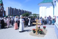 9-На сороковой день упокоения архимандрита Спиридона (Теплухина) в Свято-Троицком храме города Усть-Каменогорска состоялись заупокойные богослужения