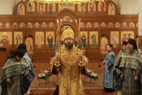 10-Епископ Амфилохий совершил Божественную Литургию в Неделю 24-ю по Пятидесятнице