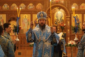 Праздничное всенощное бдение в канун праздника Благовещения Пресвятой Богородицы