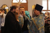 32-Праздничное всенощное бдение в канун праздника Благовещения Пресвятой Богородицы