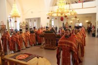 13-Соборное служение Божественной Литургии в Андреевском кафедральном соборе
