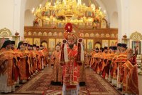 17-Соборное служение Божественной Литургии в Андреевском кафедральном соборе