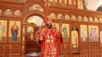 16-В Неделю о слепом Преосвященнейший епископ Амфилохий совершил Божественную Литургию в Андреевском кафедральном соборе Усть-Каменогорска