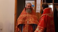 37-В Неделю о слепом Преосвященнейший епископ Амфилохий совершил Божественную Литургию в Андреевском кафедральном соборе Усть-Каменогорска