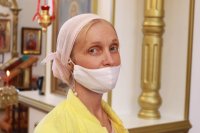 45-В Неделю о слепом Преосвященнейший епископ Амфилохий совершил Божественную Литургию в Андреевском кафедральном соборе Усть-Каменогорска
