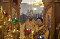 25-Божественная Литургия в Неделю по 35-ю по Пятидесятнице в главном храме Рудного Алтая