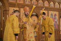 39-Божественная Литургия в Неделю по 35-ю по Пятидесятнице в главном храме Рудного Алтая
