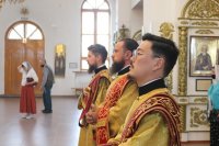 9-Божественная Литургия в Андреевском кафедральном соборе в Неделю 7-ю по Пятидесятнице