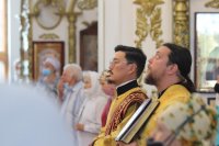 13-Божественная Литургия в Андреевском кафедральном соборе в Неделю 7-ю по Пятидесятнице