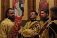 22-Божественная Литургия в Андреевском кафедральном соборе в Неделю 7-ю по Пятидесятнице