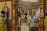 34-Божественная Литургия в Андреевском кафедральном соборе в Неделю 7-ю по Пятидесятнице